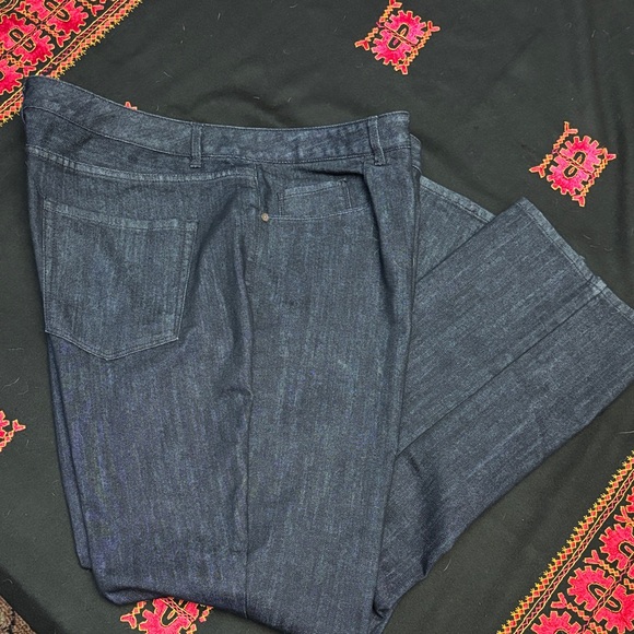 Zara Denim - Zara Women's Dark Blue Straight Leg Jeans